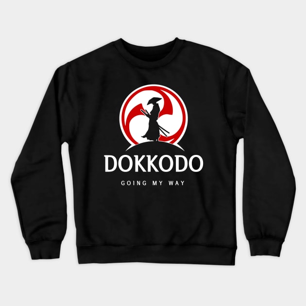 Miyamoto Musashi ( DOKKODO ) V.2 Crewneck Sweatshirt by Rules of the mind